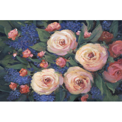 Floral Touch II by Tim OToole - No Frame Painting on Canvas