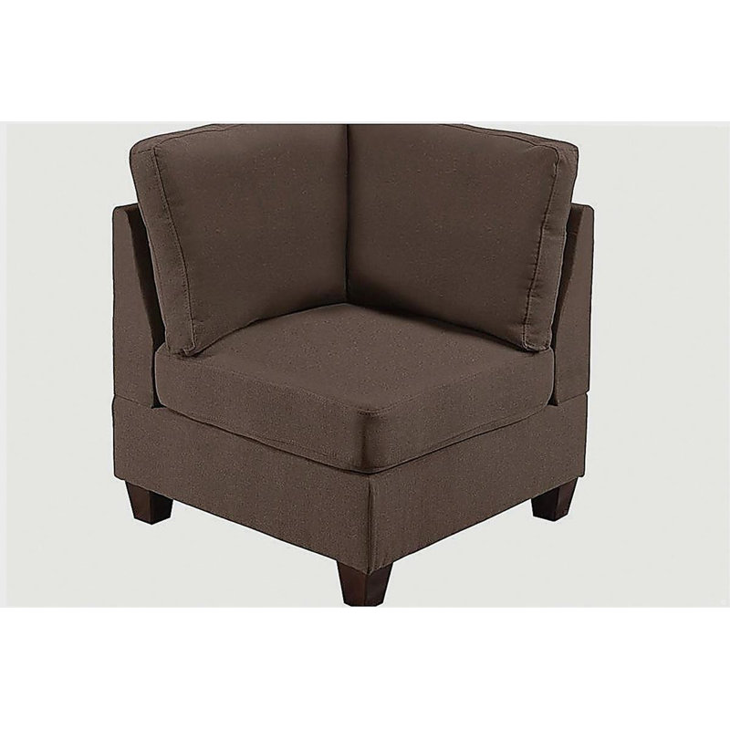Mobilier de salon d'angle et coin café noir