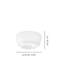 Implode Ceiling Lamp 50 White Crystal Glossy White E26 Ul