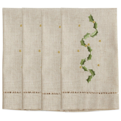 Embroidered Tea Towel Kitchen Towel
