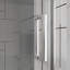 Porte de douche battante pliante sans cadre-127317707