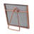 Classical RectangularPhoto Picture Frame with Easel Back - Rose Gold-46352692