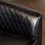 Chaise d'appoint, chaise rembourrée avec dossier incurvé