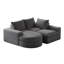 Canapé modulaire Chenille Cloud Curved-1733031643