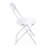 10 Pack Plastic Folding Chairs, 350LB Capacity Stackable Portable Chairs with Steel Frame, White-572624967