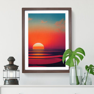 Unforgettable Sunset View - Single Picture Frame Print