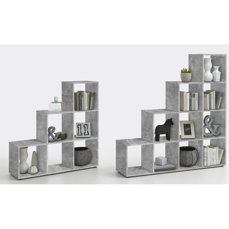 Gracie 144cm H x 139cm W Cube Bookcase