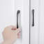 Armoire-penderie avec tablettes coulissantes, tablettes et tiroirs Pierce-235658383