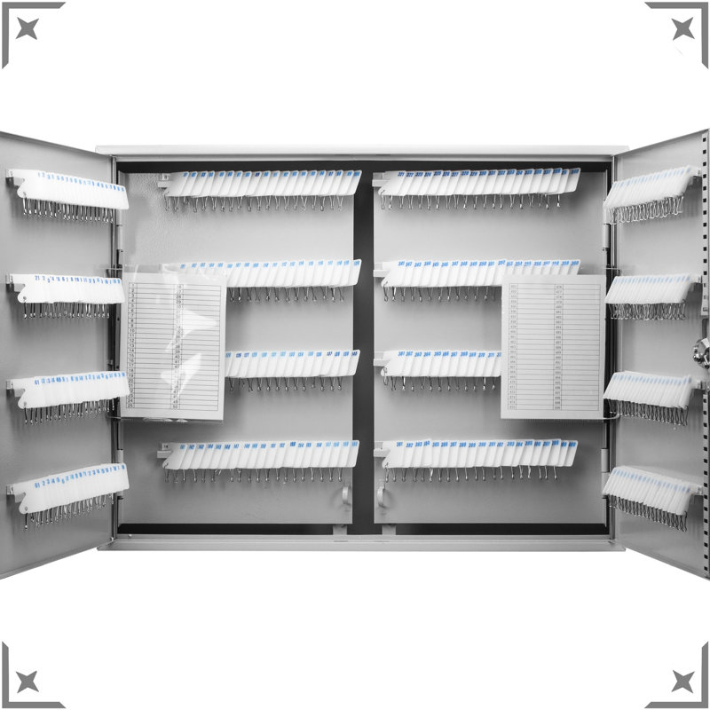 480 Cabinet With Lock And Tags - Ideal For Home Office Use 480 Keys Log Sheet Efficient Key Management Tracking