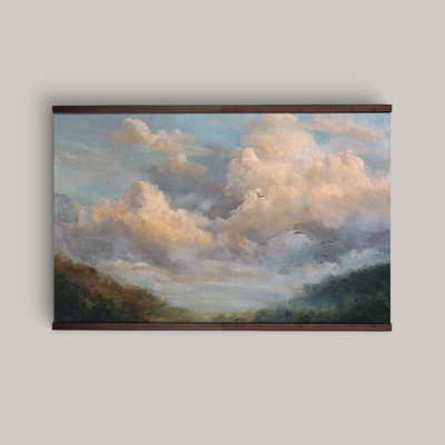 Art mural paysage - toile encadrée ciel