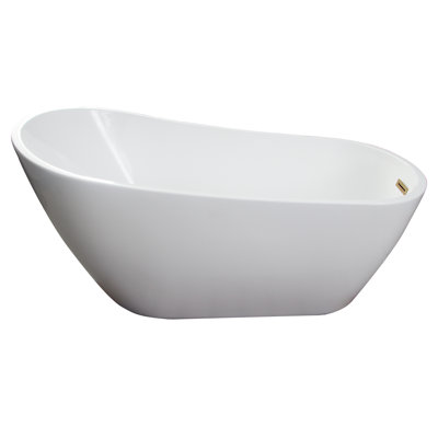 Lorenzo 60'' x 27.5'' Soaking Acrylic Bathtub