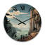 Horloge murale en bois massif Spahn-80870279