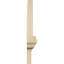 Fronton en uréthane Elliptical Signature, brun clair apprêté-102752101-113054387-113222579