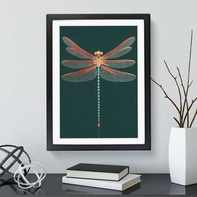 Gentle Dragonfly - Framed Print