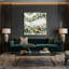 Hawaiian Lei tissage, art mural sur toile blanche-2033768862