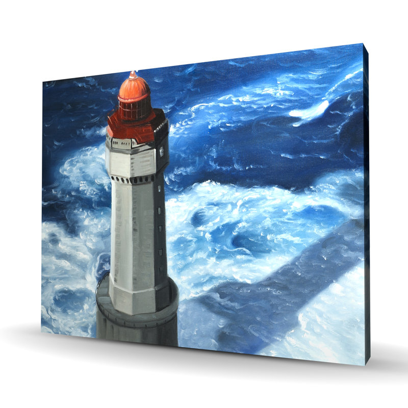 The headlight of jument - Marine Coastal Canvas | Home Decor