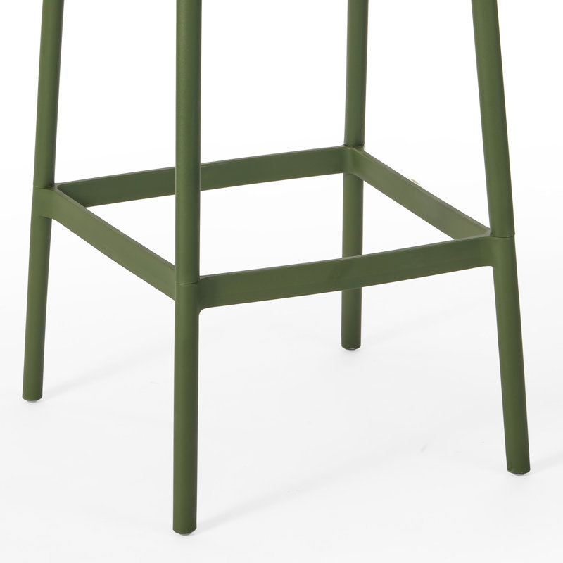 29.5" Outdoor Bar Stool, Green