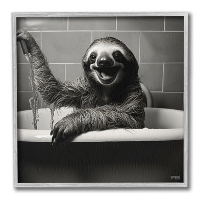 Bc-415_FG " Smiling Sloth In Tub "