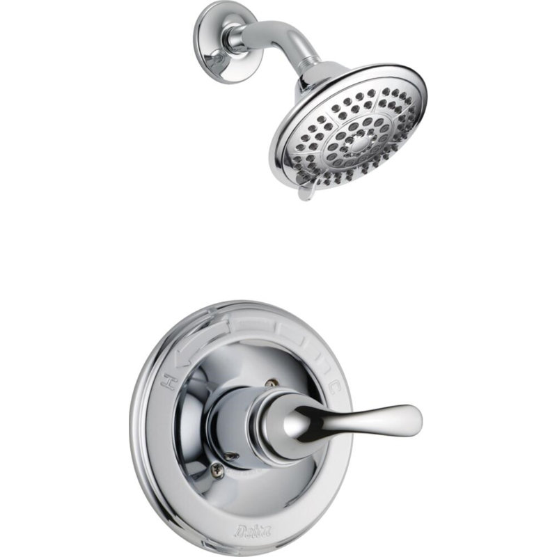 Ensemble de robinet de douche à fonction simple Classic, ensemble de garniture de valve de douche, Chrome chrome