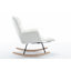 Chaise berçante en tissu Teddy avec repose-pieds réglable et dossier capitonné-1906471234
