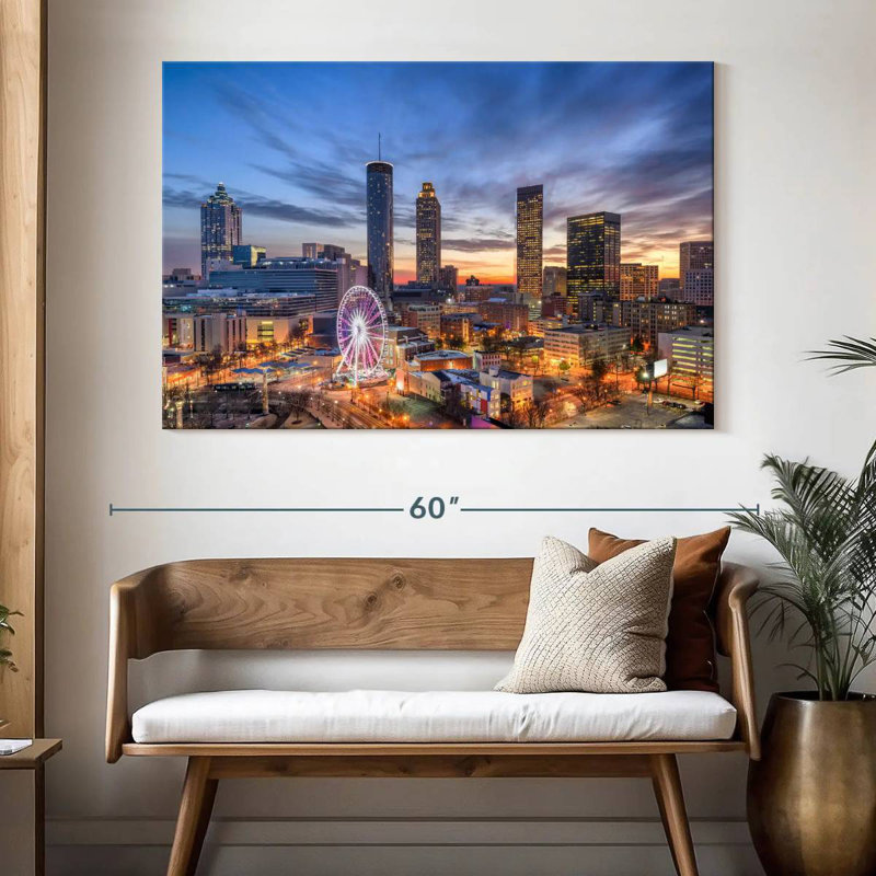 Sireci Atlanta, 34" H x 51" W