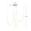 Akoya 48 Light Silver dimmable LED Chandelier-1292210012-1292209986