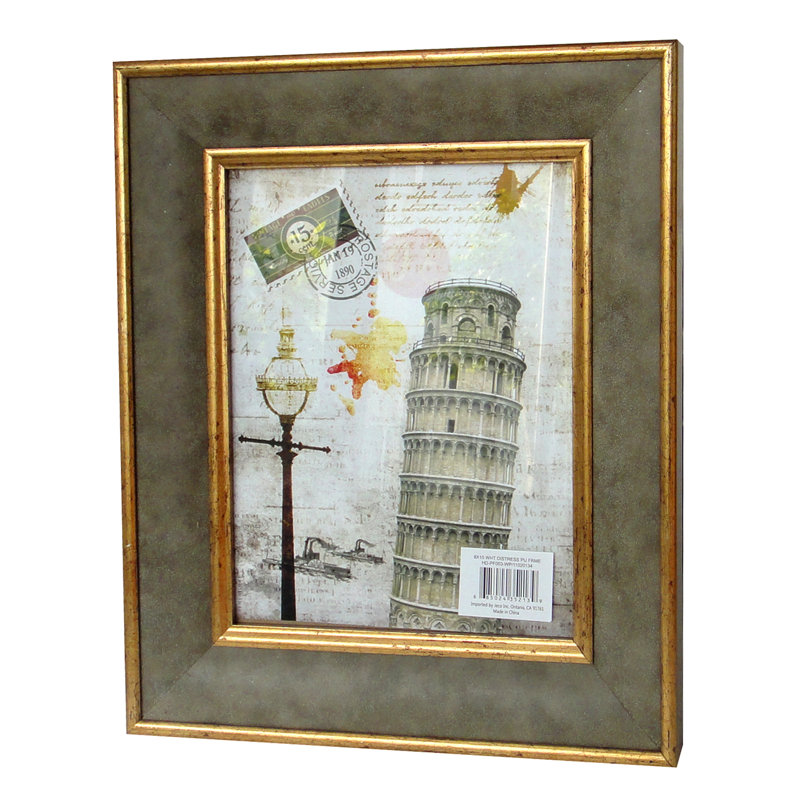 Gray Gilded Picture Frame