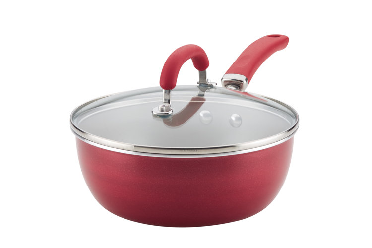 Rachael Ray Create Delicious Aluminum Nonstick 3 qt. Everything Pan