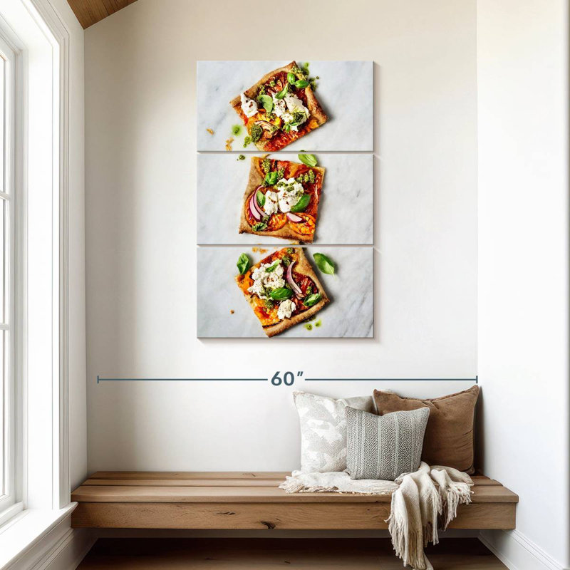 Yarlin Flatbread Pizza Squares, 45'' H x 28'' W