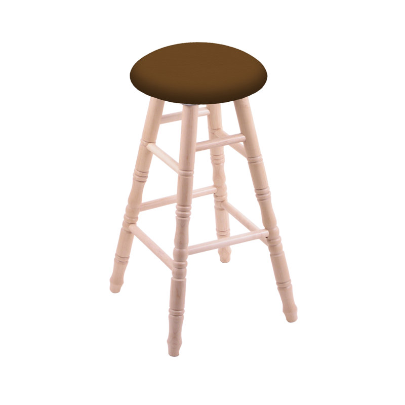 Tabouret de bar 36 po pivotante upholsetered, Chêne Naturel, Chaume Canter, Très grand (siège d'une hauteur de 36 po)