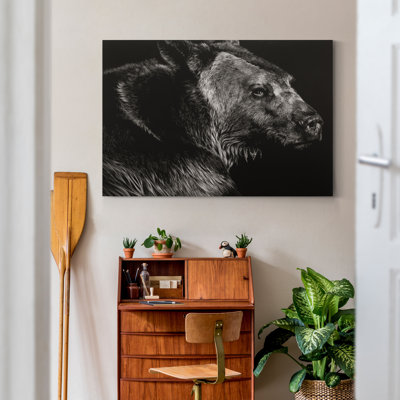 « Wild scratchboard II », impression d’art graphique sur toile
