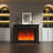 78.74"Retro Black Electric Fireplace-997528571-997528568