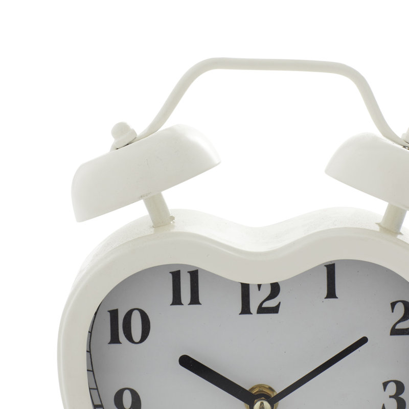 Horloge de table Farmhouse, Blanc