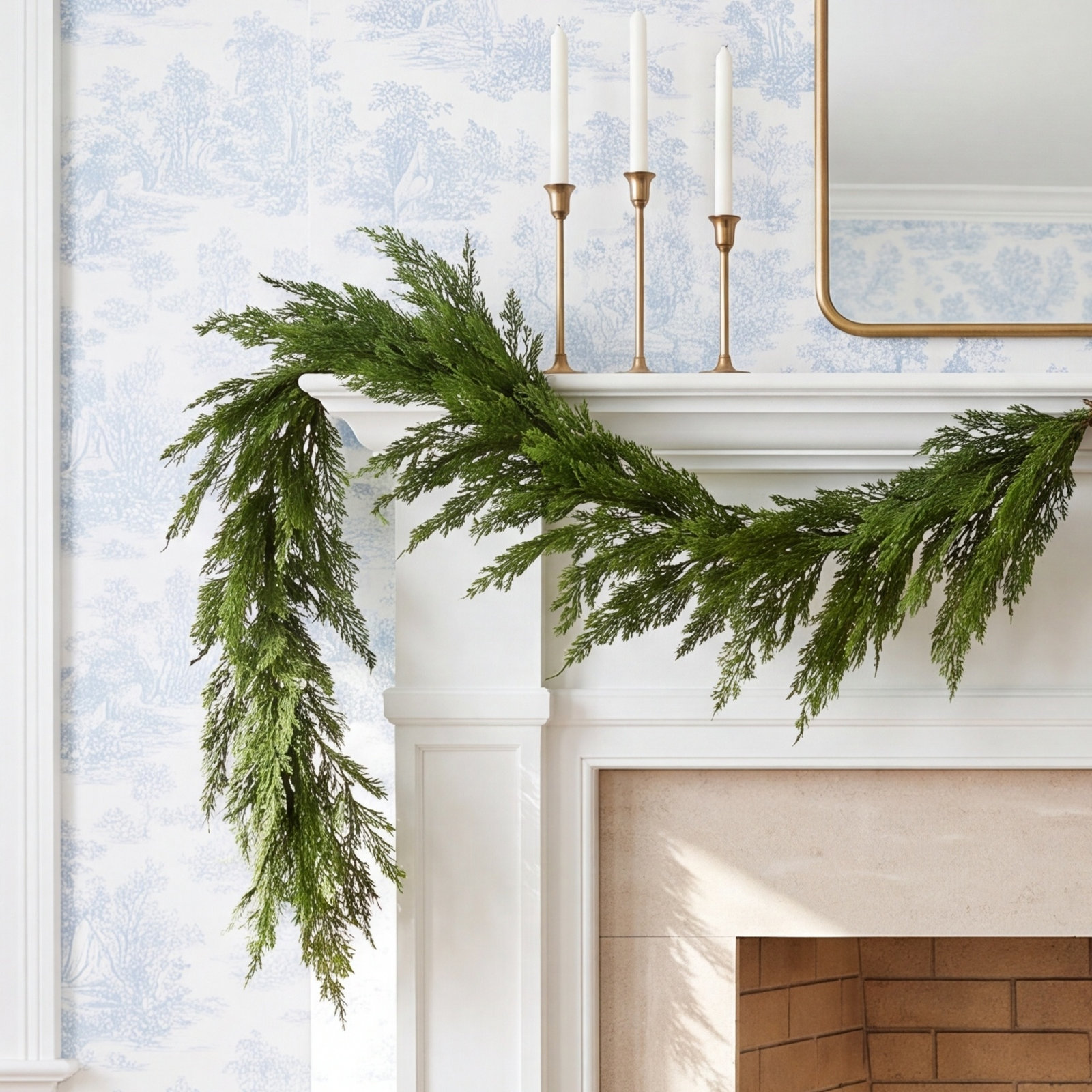 Adame 72'' in. Faux Cedar Garland