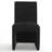 Cindina Luxe Upholstered Modern Fabric Black Dining Chairs With High Back Support & Extra Wide Seat-123058734