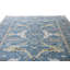 Tapis bleu clair 12 x 15 Oushak