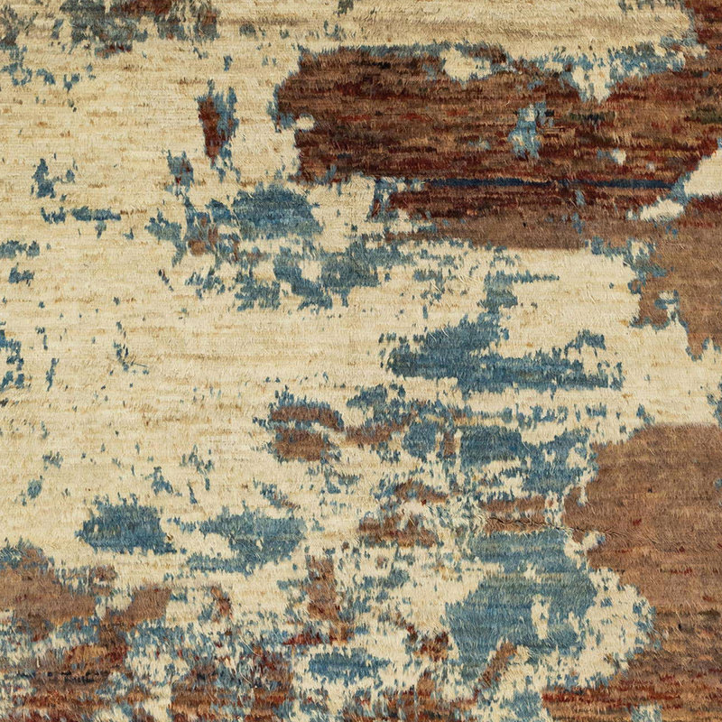 Abstract Indoor Rug, Square 7'