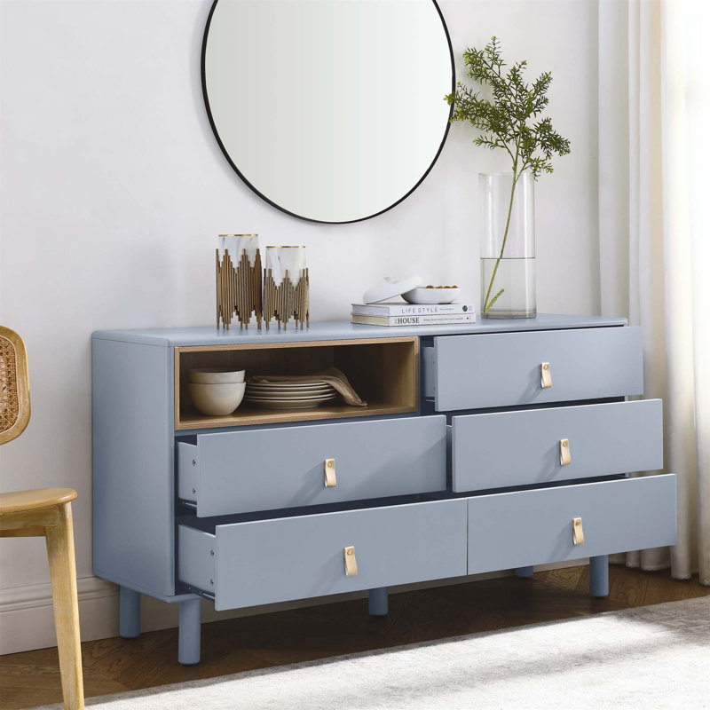 Commode d'appoint Phocas, Bleu
