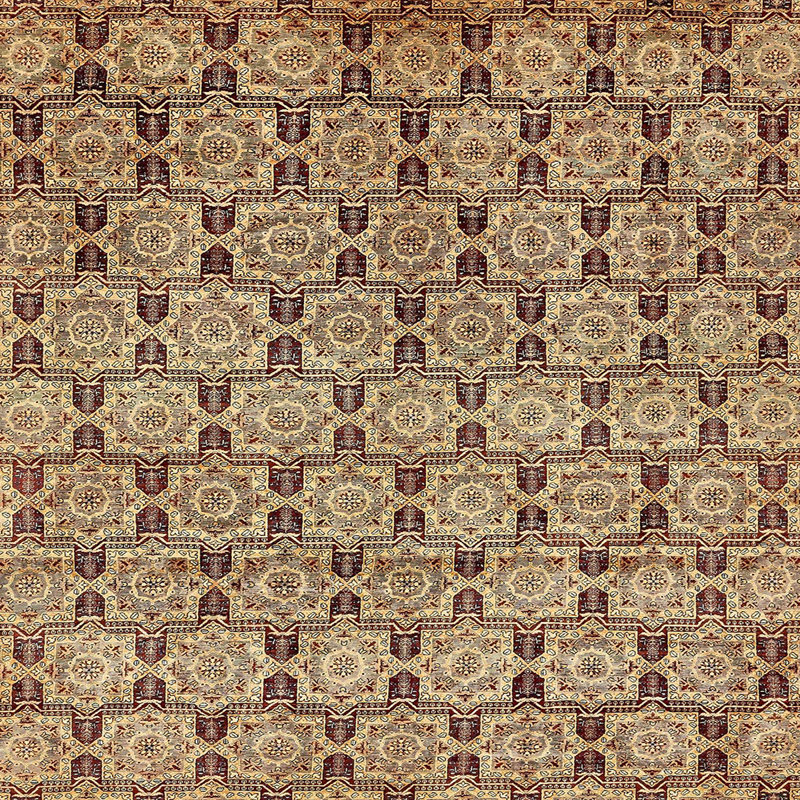 Tapis abstrait moderne 465, Carré 6 pi