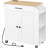 Aquisha 33.8" Rolling Kitchen Island with Power Outlet-823949236