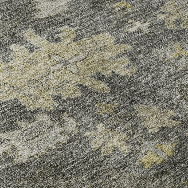 Premium Machine Washable Konopka AMF1108 Global Rug, Rectangle 10' x 14'