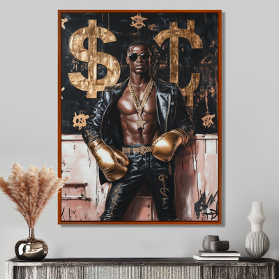 «Boss Fighter», impression d'art mural «American Man»