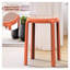 Tabouret rond en plastique empilable Alysoun-809252013