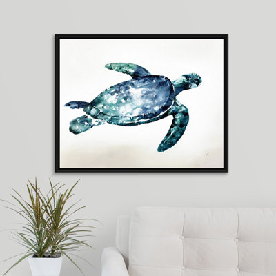« sea tortue », peinture sur toile