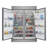 Forno Maderno 2-28 " Wide Units with Decorative Trim - 84" High Convertible Refrigerator/Freezer, 27.2 cu.ft