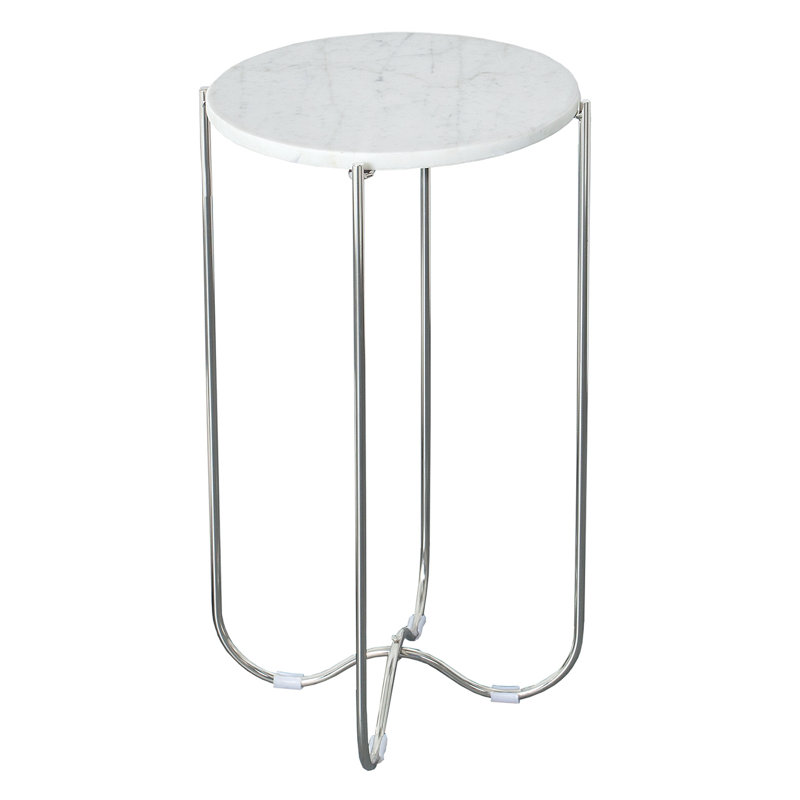 Dumas End Table, Grey Marble, Grey
