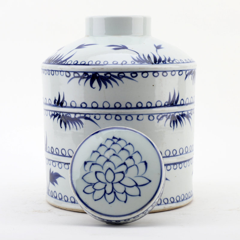 Handcrafted Porcelain China Ginger Jar