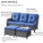 7 - Person Outdoor Seating Group with Fire Pit with Cushions-694078125