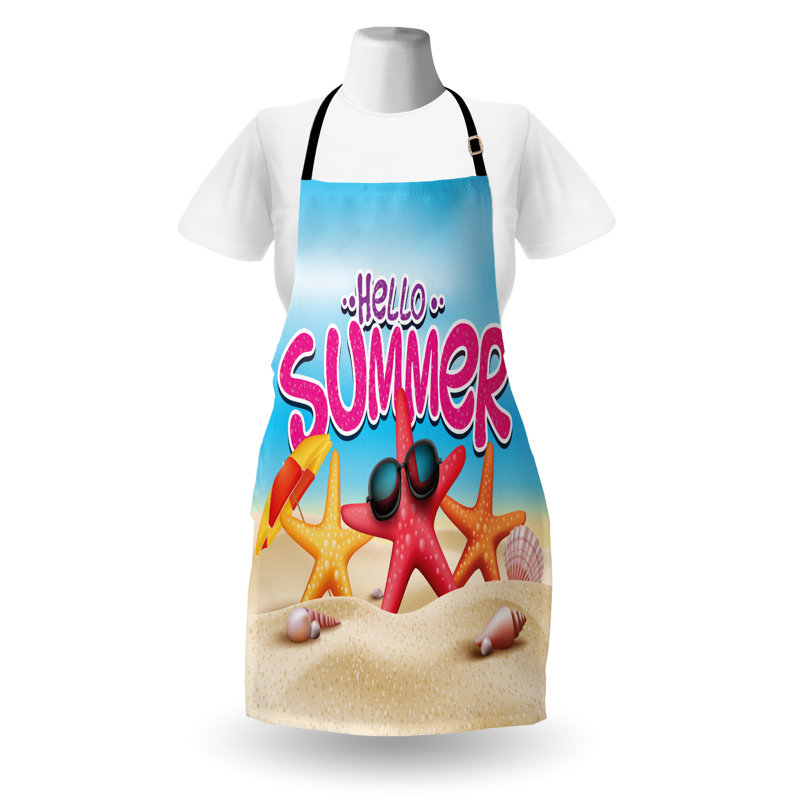 No Pattern Bib Apron