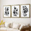 Cameo Bloom I - reproduction sur mesure encadrée de qualité supérieure - 3 pièces-291023605-291023609